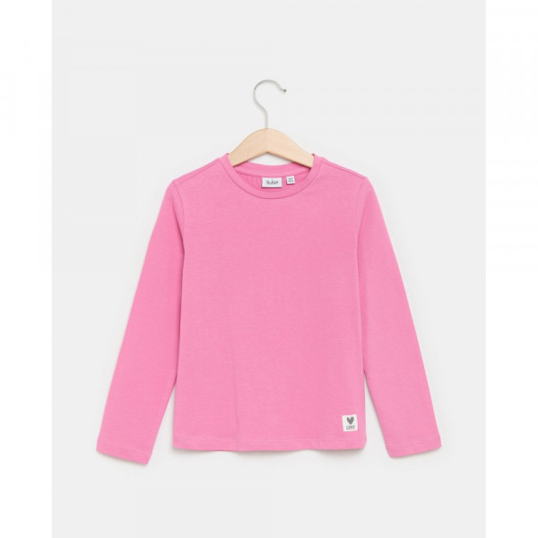 BLUKIDS MAJICA DUG RUKAV FUCHSIA PINK