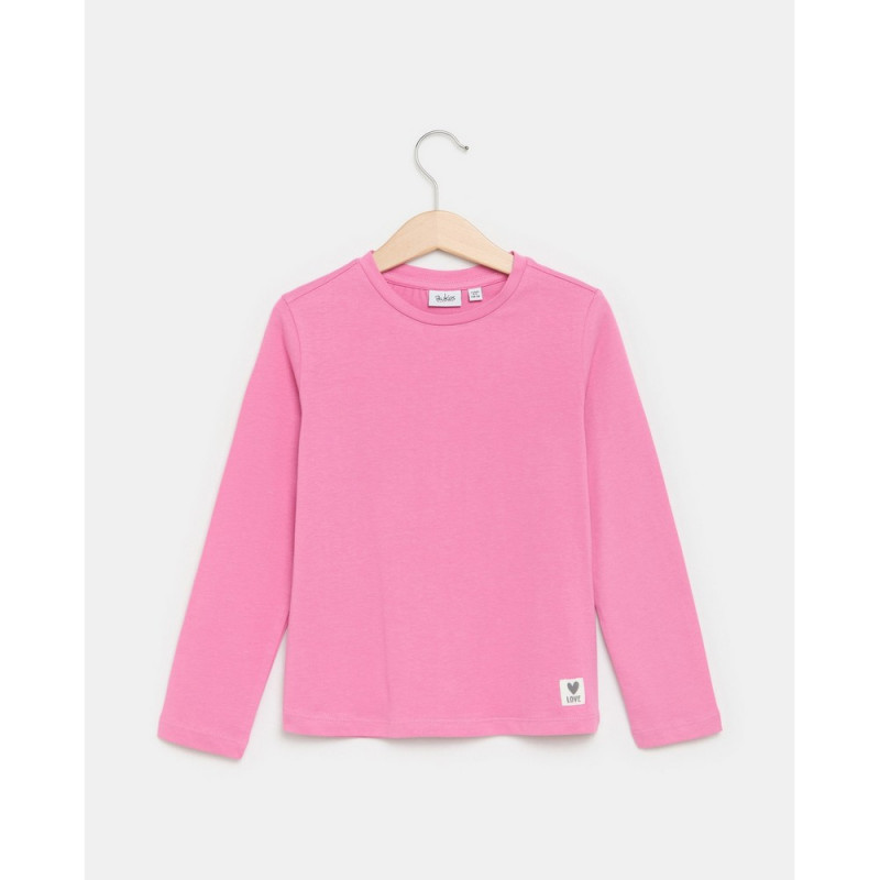 BLUKIDS MAJICA DUG RUKAV FUCHSIA PINK