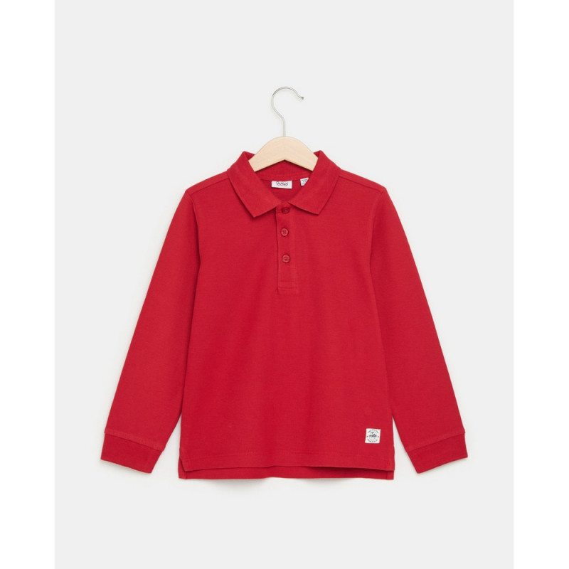 BLUKIDS MAJICA POLO DUG RUKAV RIO RED