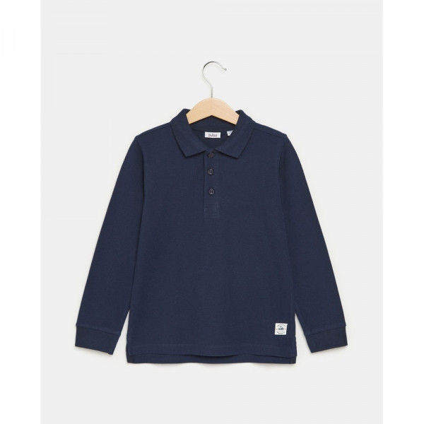 BLUKIDS MAJICA POLO DUG RUKAV PEACOAT