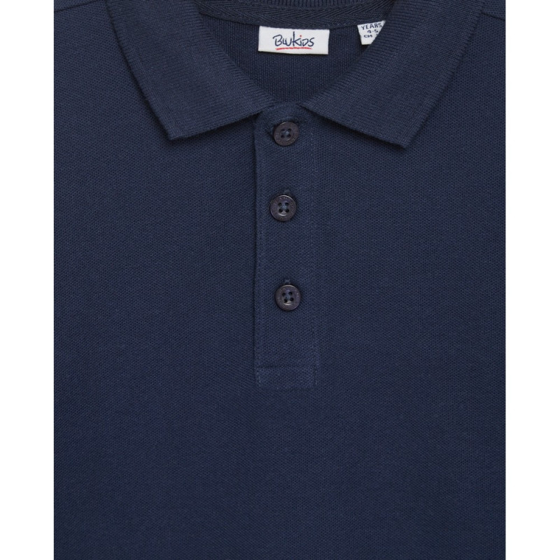 BLUKIDS MAJICA POLO DUG RUKAV PEACOAT