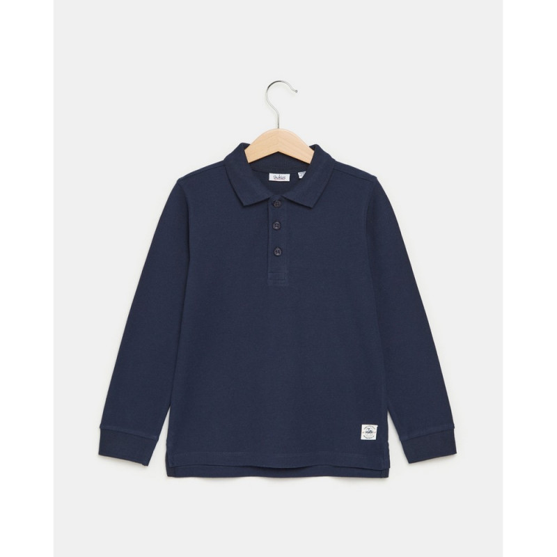 BLUKIDS MAJICA POLO DUG RUKAV PEACOAT