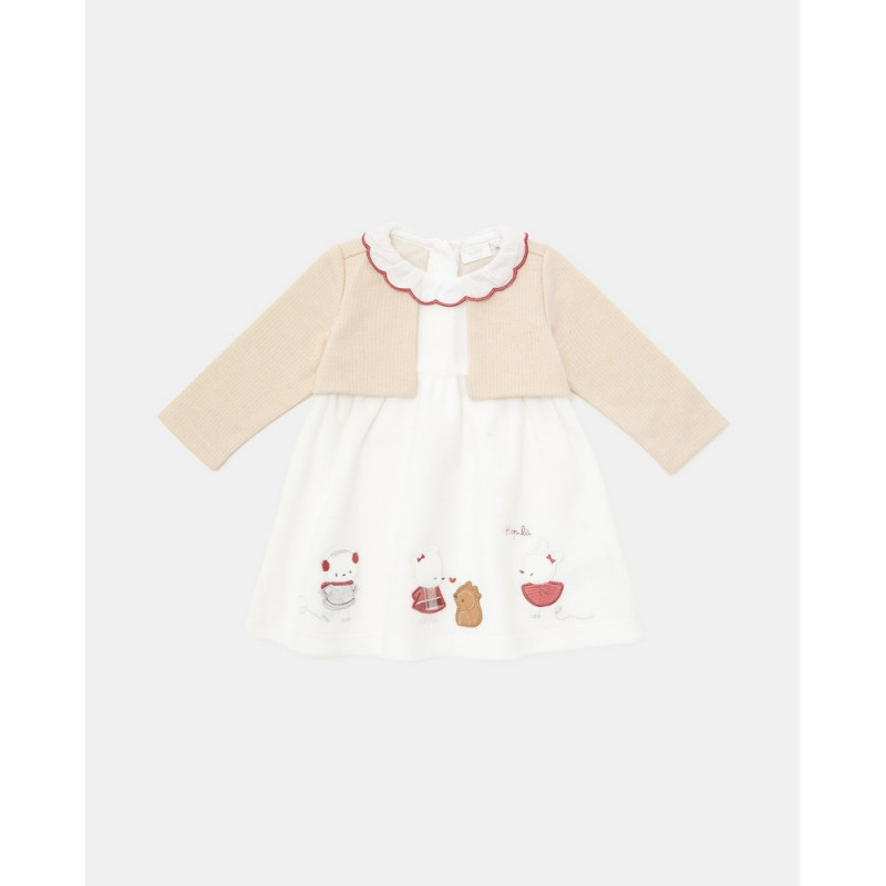 BLUKIDS SET HALJINA I BOLERO BLANC DE BLANC