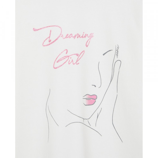 BLUKIDS PIDZAMA WHITE/PINK