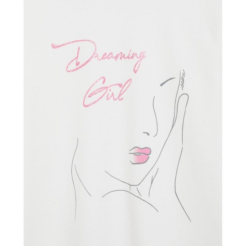 BLUKIDS PIDZAMA WHITE/PINK