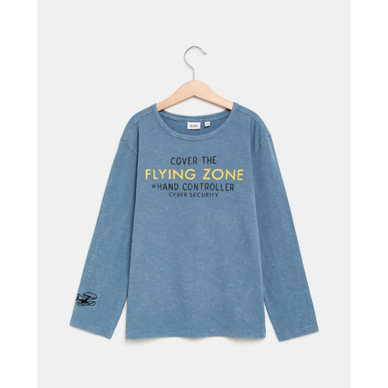 BLUKIDS MAJICA DUG RUKAV CHINA BLUE