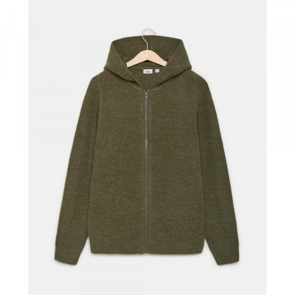 BLUKIDS KARDIGAN SA KAPULJACOM HOOD GRAPE LEAF