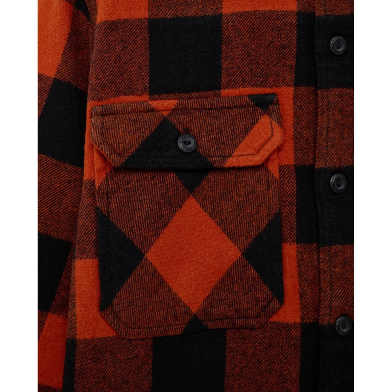 BLUKIDS KOSULJA DUG RUKAV BLACK/RED CHECK