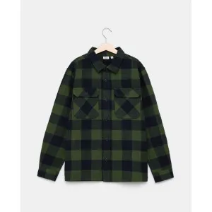 BLUKIDS KOSULJA DUG RUKAV BLUE CHECK