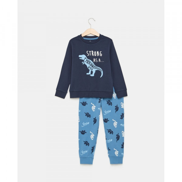 BLUKIDS PIDZAMA BLUE/LT BLUE