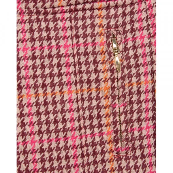 BLUKIDS PANTALONE BROWN CHECK 