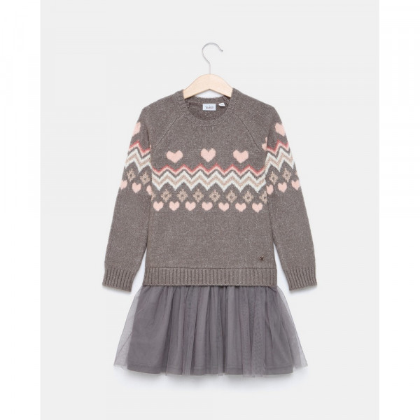 BLUKIDS HALJINA MEDIUM GREY MELANGE