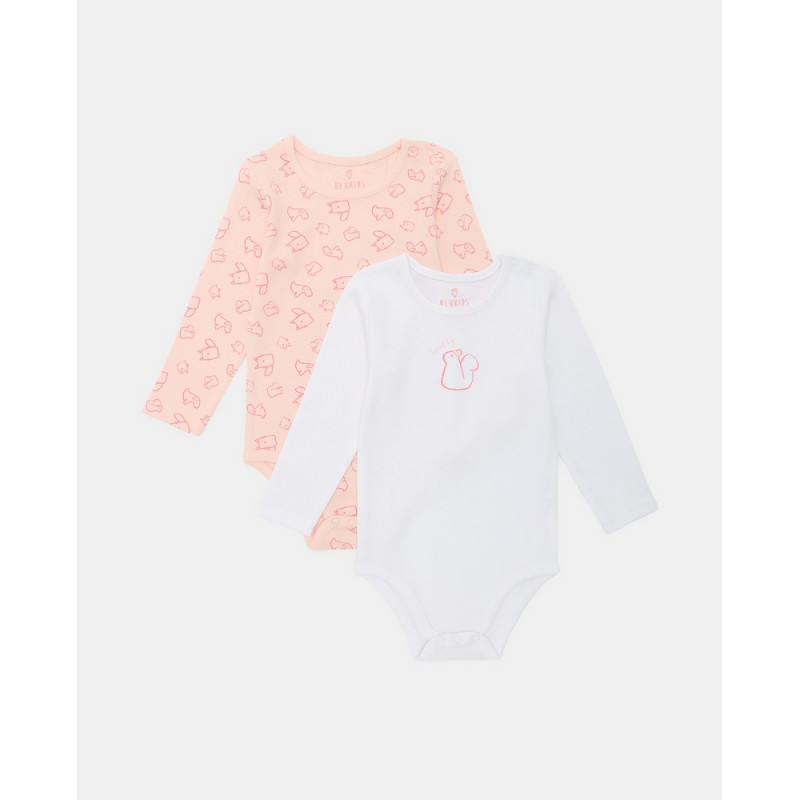 BLUKIDS BODI DUG RUKAV PALE DOGWOOD