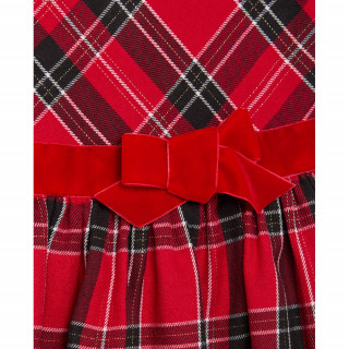 BLUKIDS HALJINA RED/BLACK CHECK 