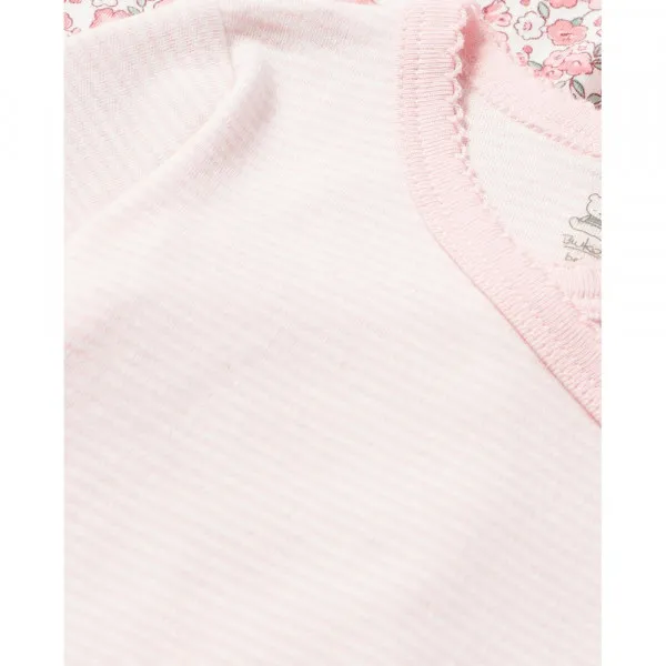 BLUKIDS BODI DUG RUKAV 2 KOM CHALK PINK 