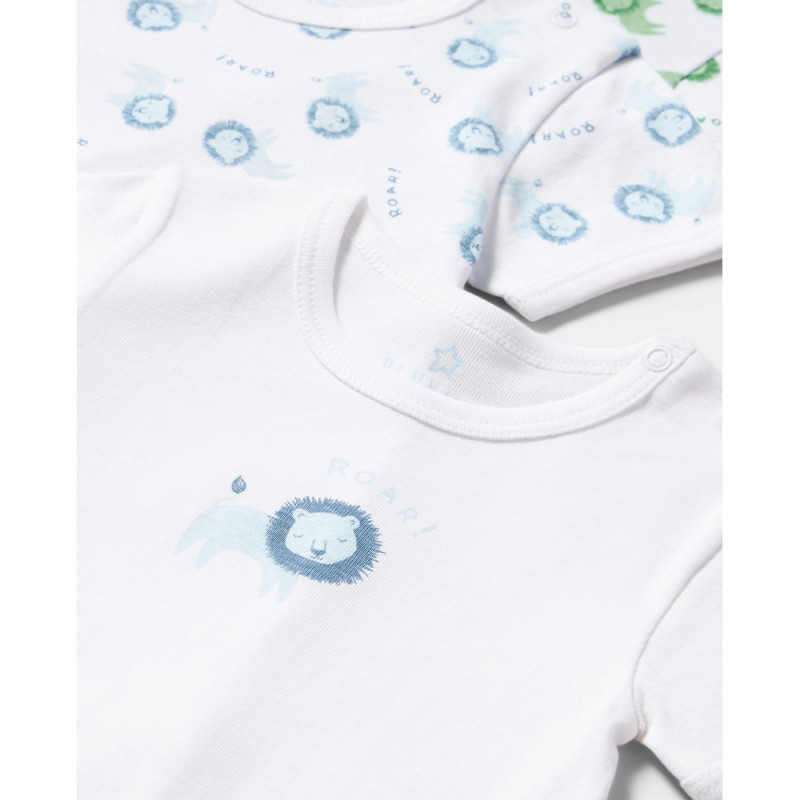 BLUKIDS BODI KRATAK RUKAV 3 KOM MULTICOLOUR