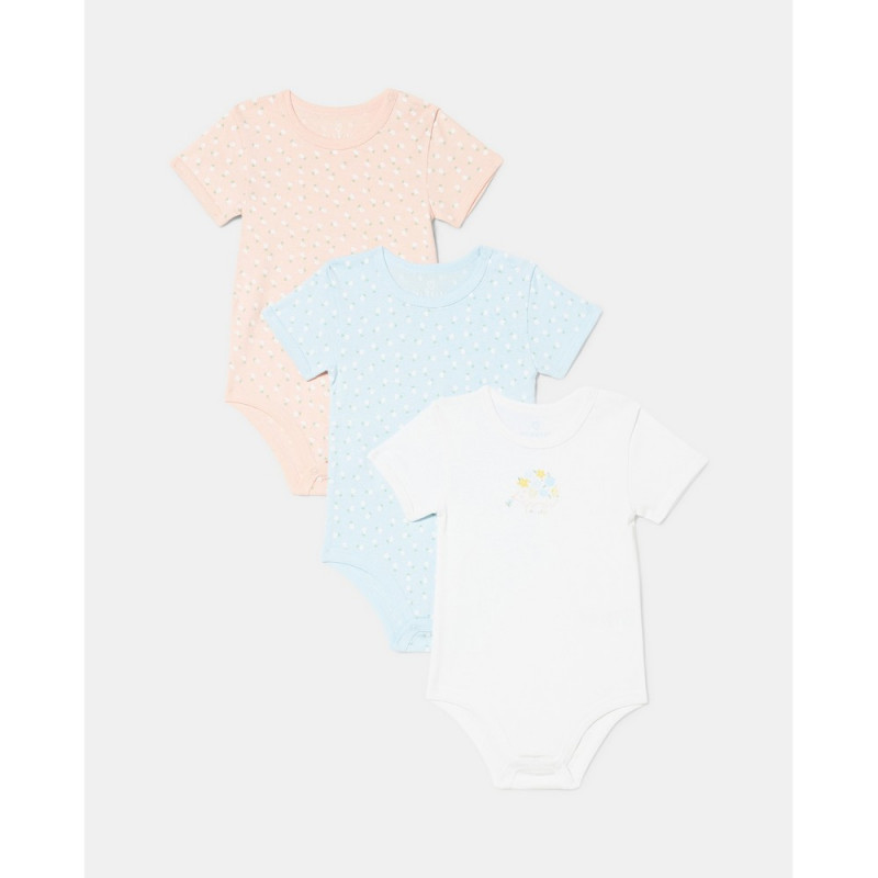BLUKIDS BODI KRATAK RUKAV 3 KOM MULTICOLOUR
