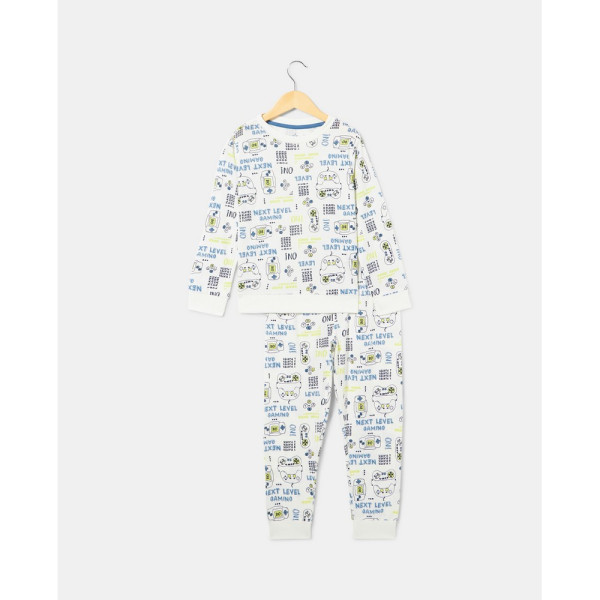 BLUKIDS PIDZAMA OFF WHITE