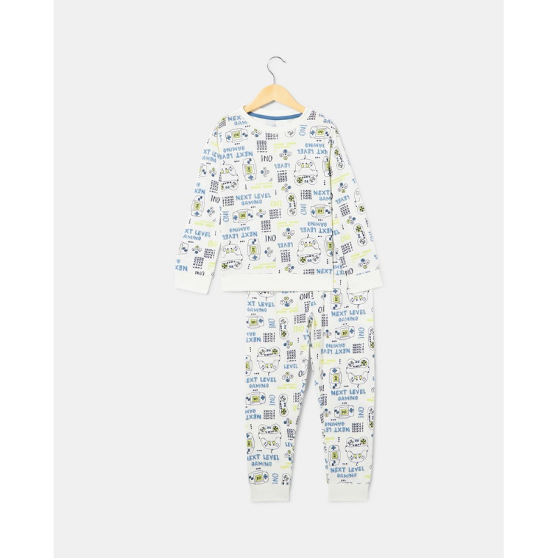 BLUKIDS PIDZAMA OFF WHITE
