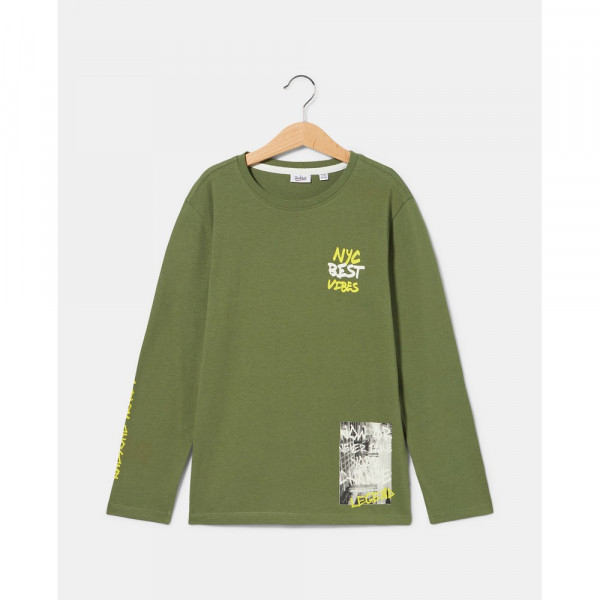 BLUKIDS MAJICA DUG RUKAV OLIVINE