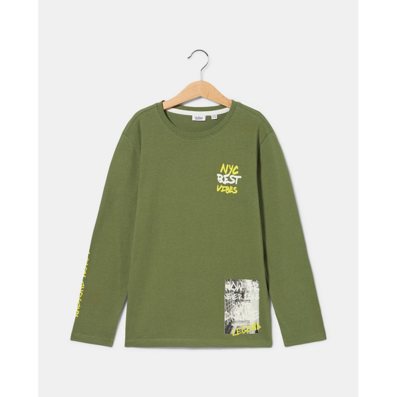 BLUKIDS MAJICA DUG RUKAV OLIVINE