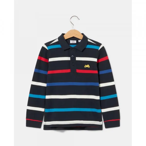 BLUKIDS MAJICA POLO DUG RUKAV NIGHT SKY 