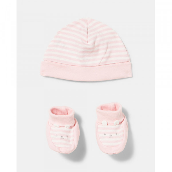 BLUKIDS SET KAPA I POPKE CHALK PINK