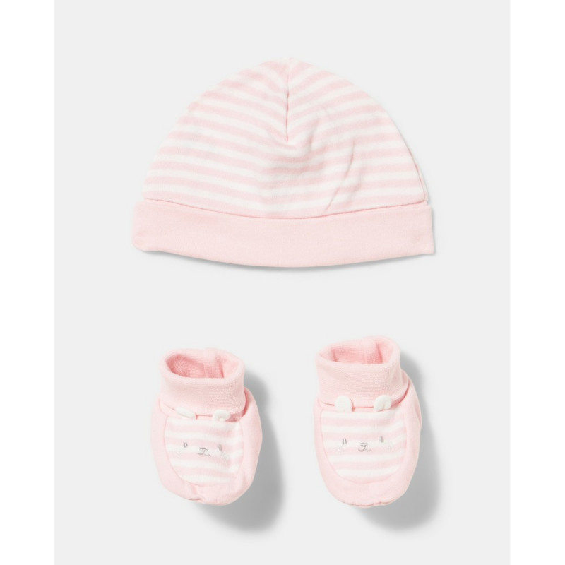BLUKIDS SET KAPA I POPKE CHALK PINK