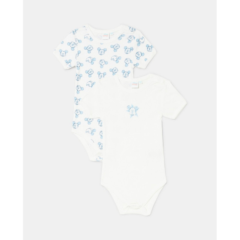 BLUKIDS BODI KRATAK RUKAV 2 KOM BRILLIANT WHITE