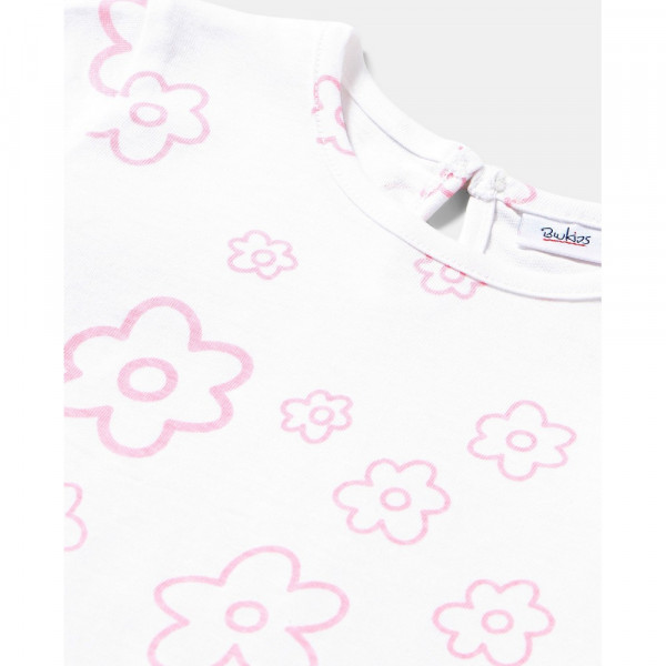BLUKIDS MAJICA DUG RUKAV BRIGHT WHITE