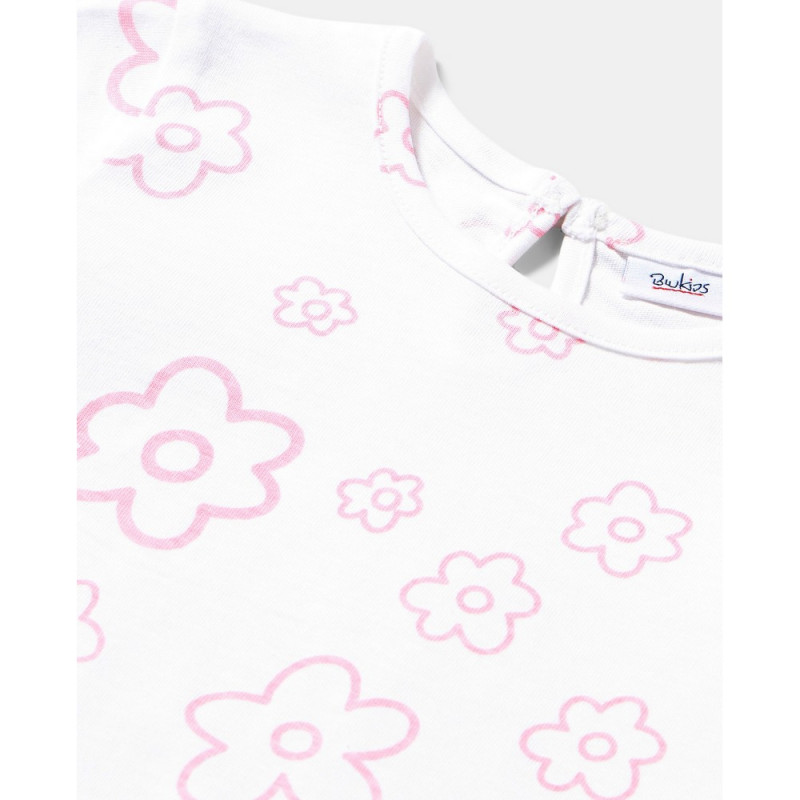 BLUKIDS MAJICA DUG RUKAV BRIGHT WHITE