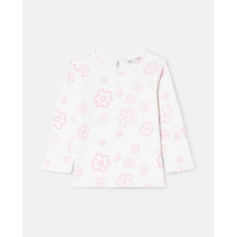 BLUKIDS MAJICA DUG RUKAV BRIGHT WHITE