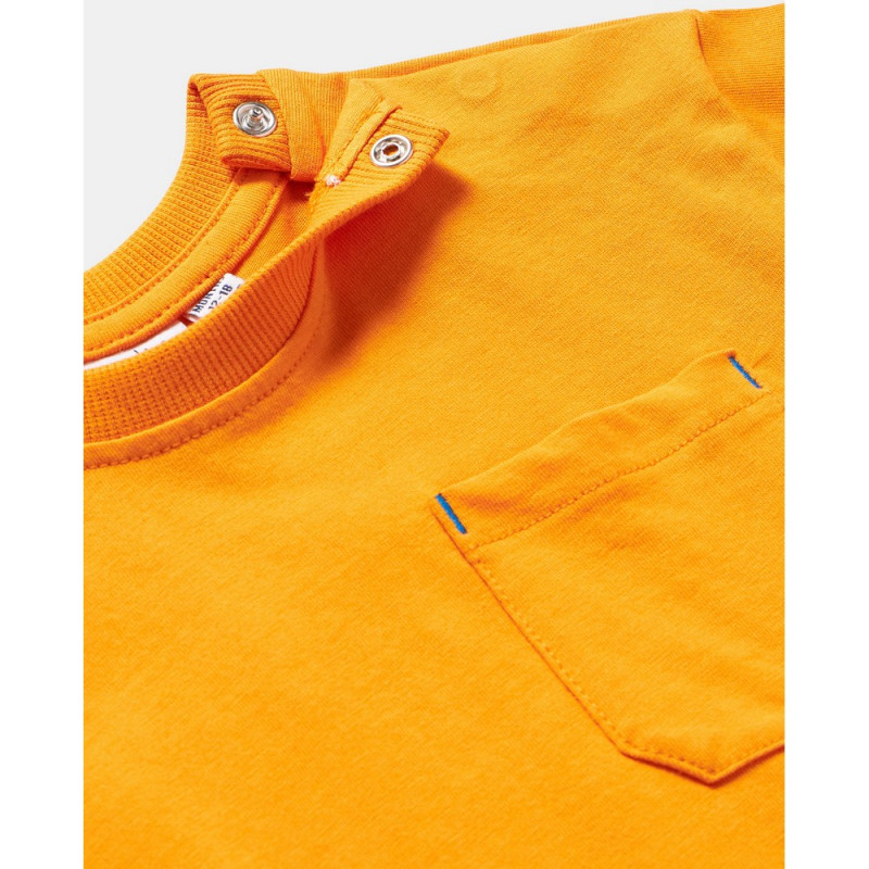 BLUKIDS MAJICA KRATAK RUKAV PERSIMMON ORANGE