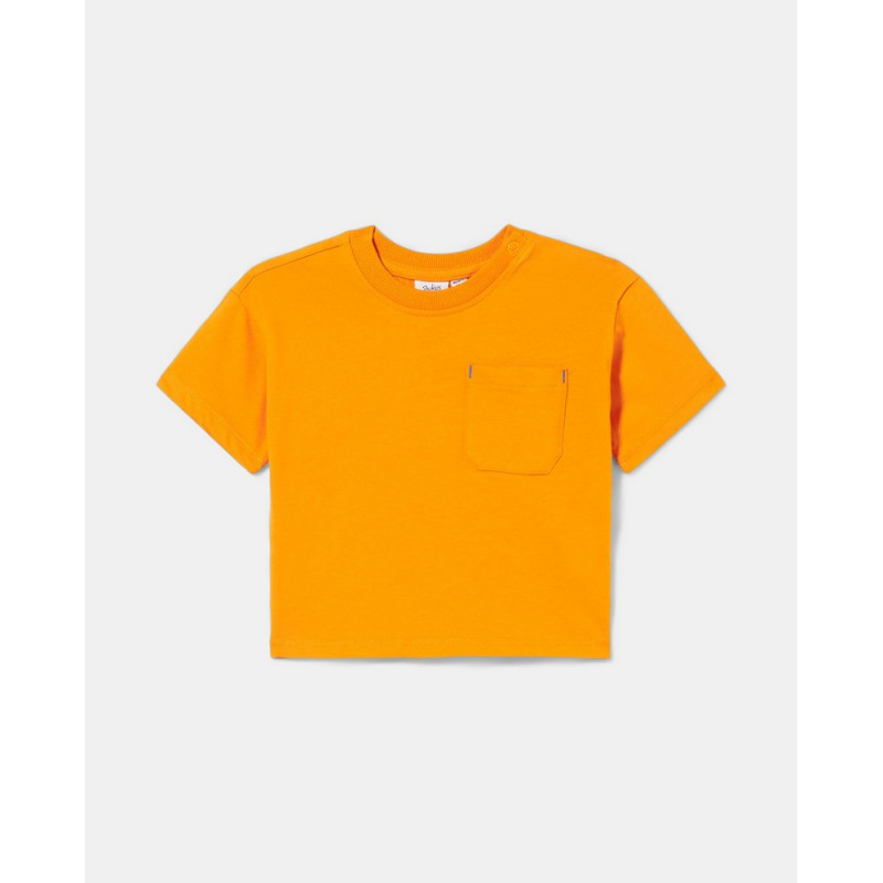 BLUKIDS MAJICA KRATAK RUKAV PERSIMMON ORANGE
