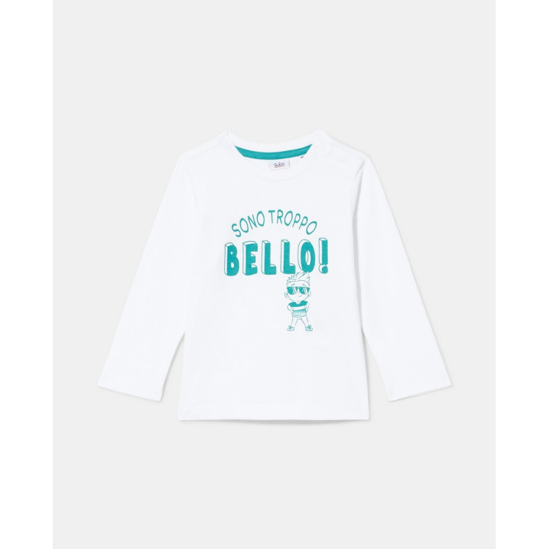 BLUKIDS MAJICA DUG RUKAV BRILLIANT WHITE