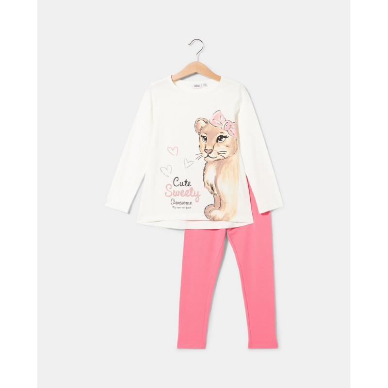 BLUKIDS MAJICA DUG RUKAV I HELANKE SNOW WHITE