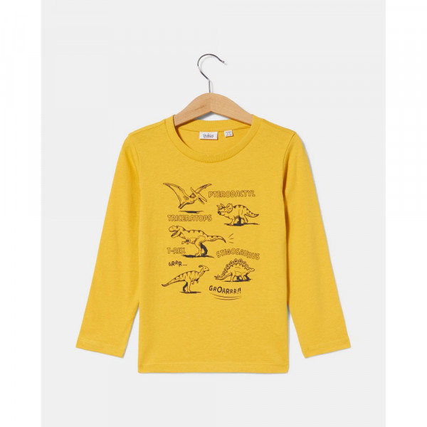 BLUKIDS MAJICA DUG RUKAV SPICY MUSTARD