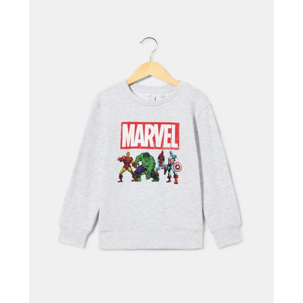 BLUKIDS DUKS LIGHT GREY MELANGE 