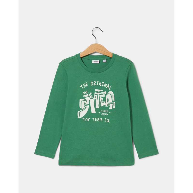 BLUKIDS MAJICA DUG RUKAV FOLIAGE GREEN