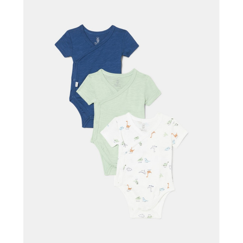 BLUKIDS BODI KRATAK RUKAV 3 KOM MULTICOLOUR