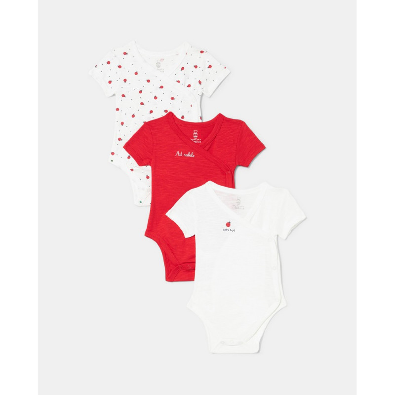 BLUKIDS BODI KRATAK RUKAV 3 KOM MULTICOLOUR