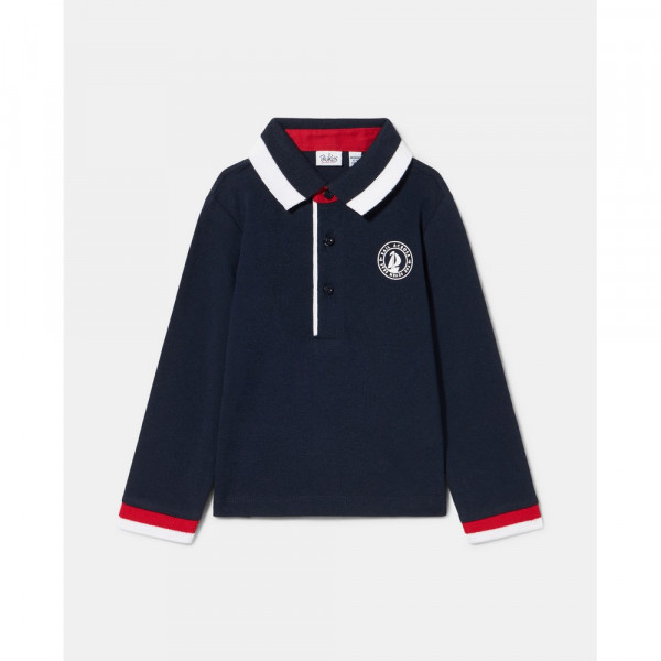 BLUKIDS MAJICA POLO DUG RUKAV NAVY BLAZER