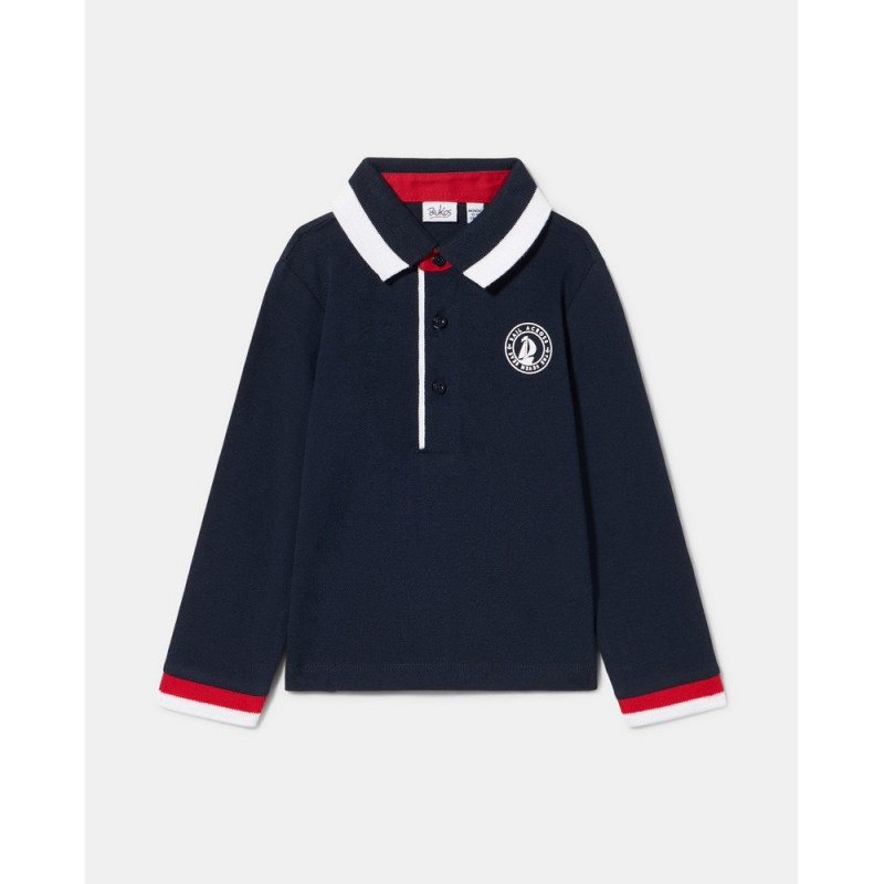 BLUKIDS MAJICA POLO DUG RUKAV NAVY BLAZER