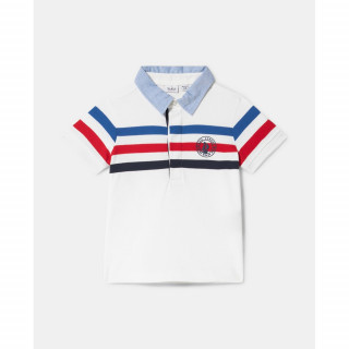 BLUKIDS MAJICA POLO KRATAK RUKAV BRILLIANT WHITE 