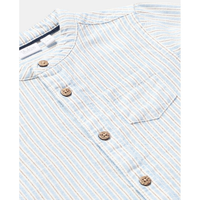 BLUKIDS KOSULJA DUG RUKAV WHITE-STRIPED BLUE