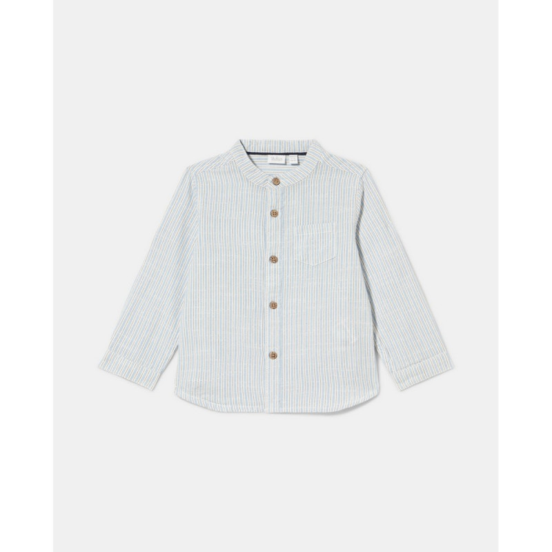 BLUKIDS KOSULJA DUG RUKAV WHITE-STRIPED BLUE