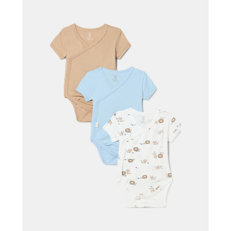 BLUKIDS BODI KRATAK RUKAV 3 KOM MULTICOLOUR