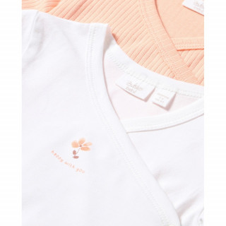 BLUKIDS BODI KRATAK RUKAV 2 KOM PEACH PARFAIT