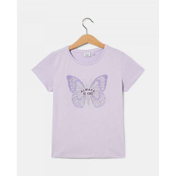 BLUKIDS MAJICA KRATAK RUKAV PASTEL LILAC