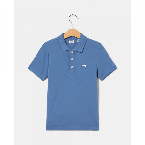 BLUKIDS MAJICA POLO KRATAK RUKAV COLONY BLUE